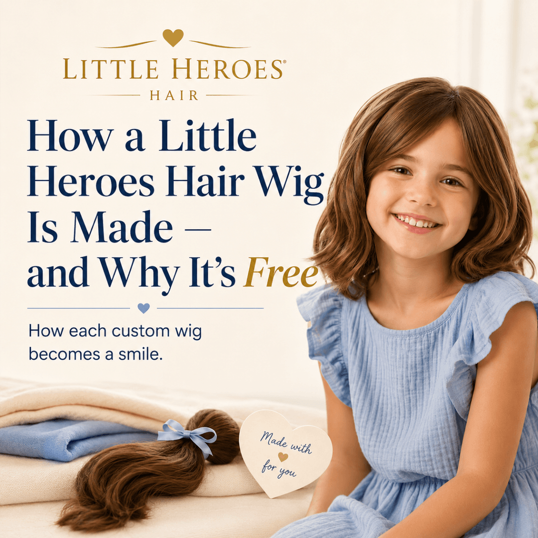 How a Little Heroes Hair Wig Is Made — and Why It’s Free